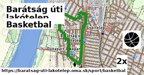 basketbal v Barátság úti lakótelep