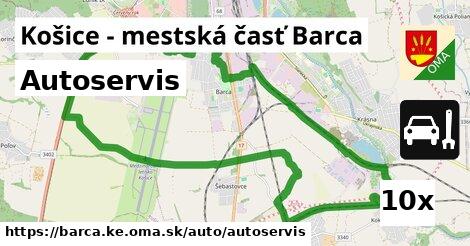 Autoservis, Košice - mestská časť Barca