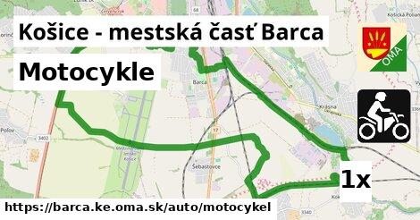 Motocykle, Košice - mestská časť Barca