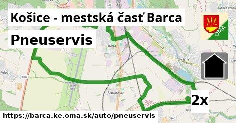 Pneuservis, Košice - mestská časť Barca