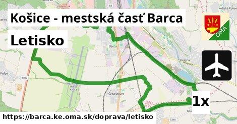 letisko v Košice - mestská časť Barca