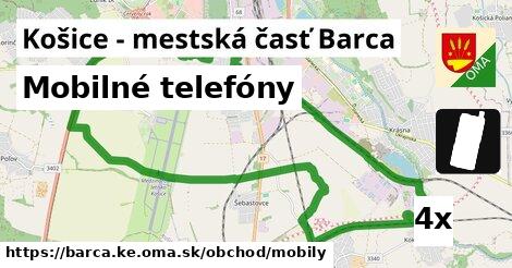 Mobilné telefóny, Košice - mestská časť Barca
