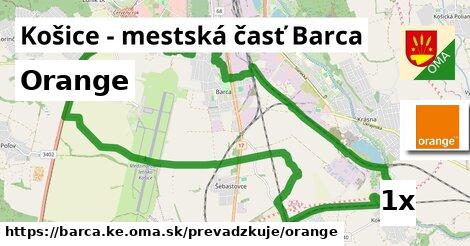 Orange, Košice - mestská časť Barca