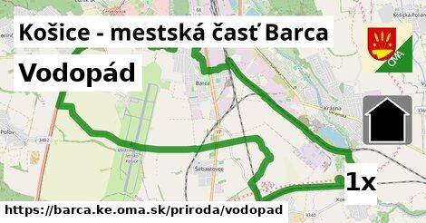 vodopád v Košice - mestská časť Barca