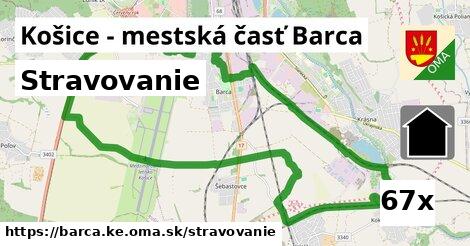 stravovanie v Košice - mestská časť Barca