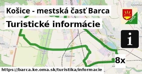 Turistické informácie, Košice - mestská časť Barca