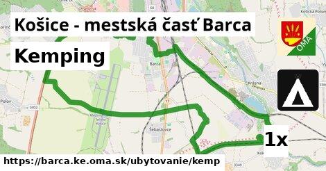 Kemping, Košice - mestská časť Barca