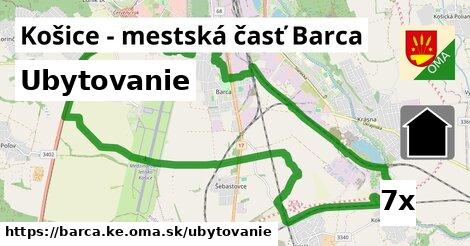 ubytovanie v Košice - mestská časť Barca