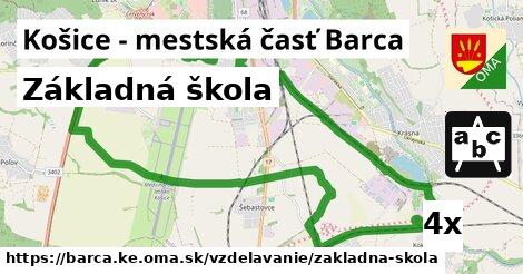 Základná škola, Košice - mestská časť Barca