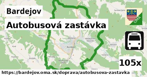 Autobusová zastávka, Bardejov