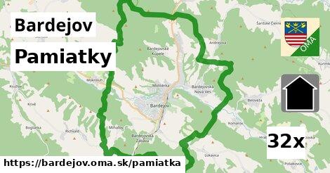 pamiatky v Bardejov