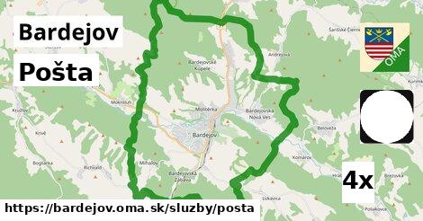 pošta v Bardejov