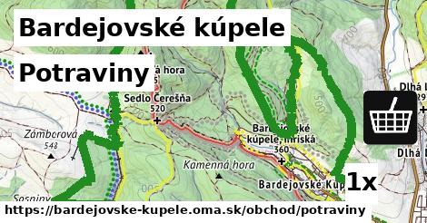 Potraviny, Bardejovské kúpele