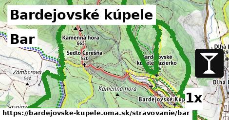 Bar, Bardejovské kúpele