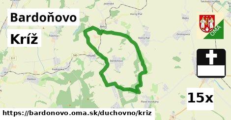 Kríž, Bardoňovo