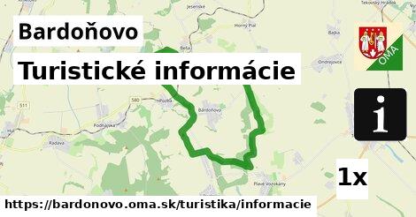 Turistické informácie, Bardoňovo