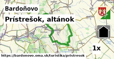 Prístrešok, altánok, Bardoňovo