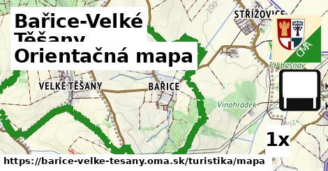 Orientačná mapa, Bařice-Velké Těšany