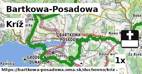 kríž v Bartkowa-Posadowa