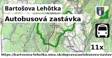 Autobusová zastávka, Bartošova Lehôtka