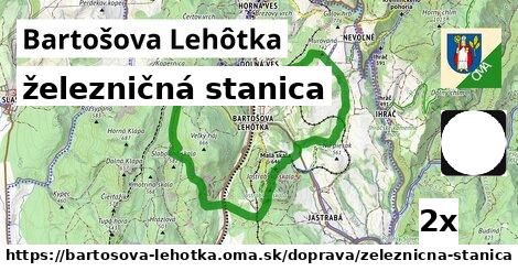 železničná stanica, Bartošova Lehôtka