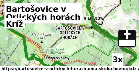 Kríž, Bartošovice v Orlických horách