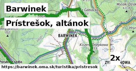 Prístrešok, altánok, Barwinek