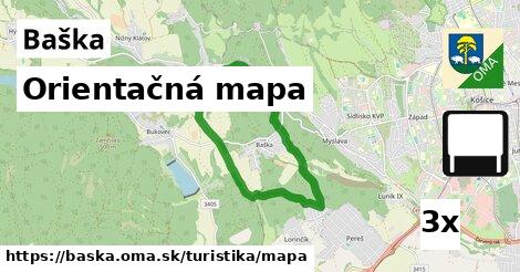 Orientačná mapa, Baška