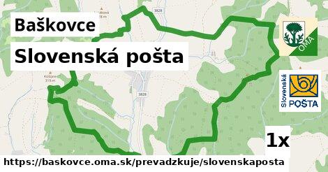 Slovenská pošta, Baškovce