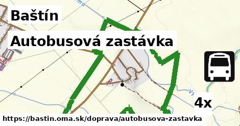 Autobusová zastávka, Baštín