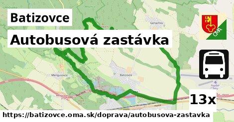 Autobusová zastávka, Batizovce