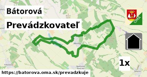 prevádzkovateľ v Bátorová