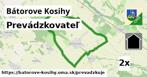 prevádzkovateľ v Bátorove Kosihy