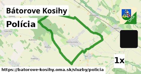 Polícia, Bátorove Kosihy