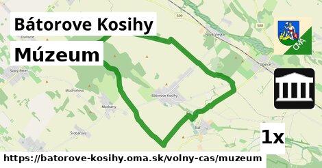 Múzeum, Bátorove Kosihy