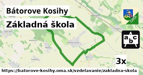 Základná škola, Bátorove Kosihy