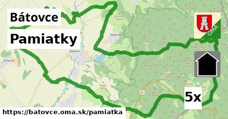 pamiatky v Bátovce