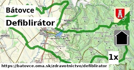 Defiblirátor, Bátovce