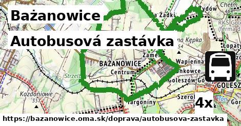Autobusová zastávka, Bażanowice