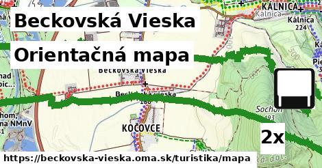 Orientačná mapa, Beckovská Vieska