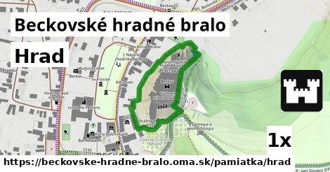 Hrad, Beckovské hradné bralo