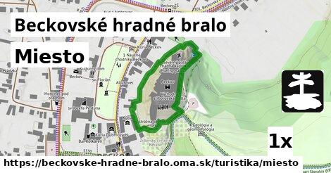 Miesto, Beckovské hradné bralo