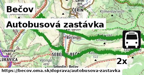 Autobusová zastávka, Bečov