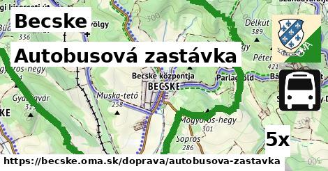 Autobusová zastávka, Becske