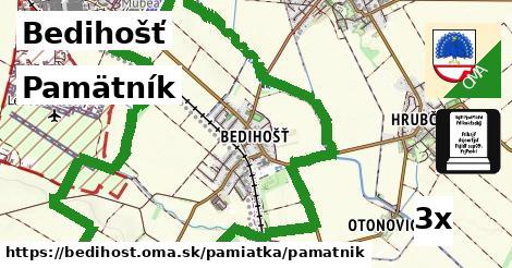 Pamätník, Bedihošť