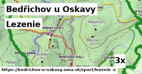 lezenie v Bedřichov u Oskavy