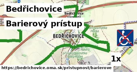 barierový prístup v Bedřichovice