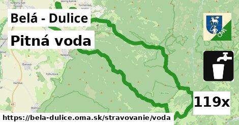 Pitná voda, Belá - Dulice