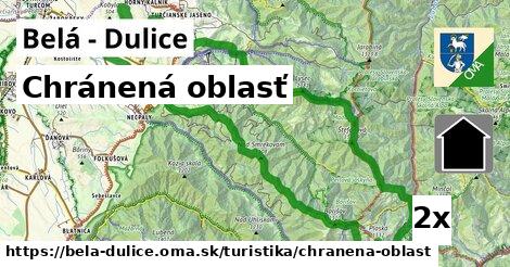 Chránená oblasť, Belá - Dulice
