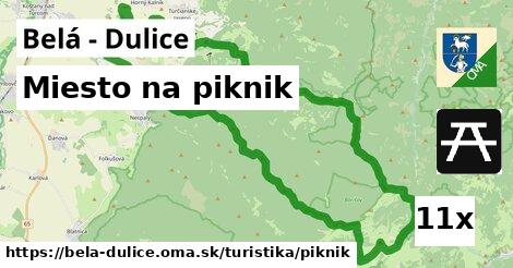 Miesto na piknik, Belá - Dulice